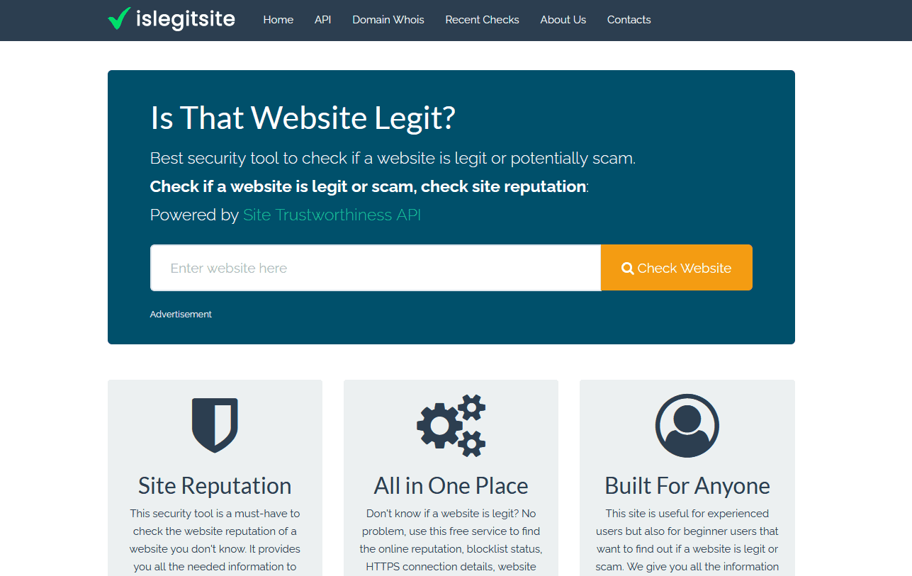 Site verification